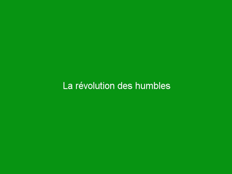 La révolution des humbles